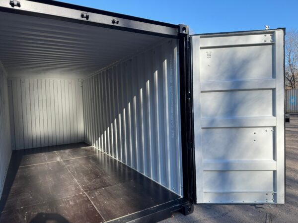 20ft New Shipping Storage Container Wind And Watertight Black - Image 19