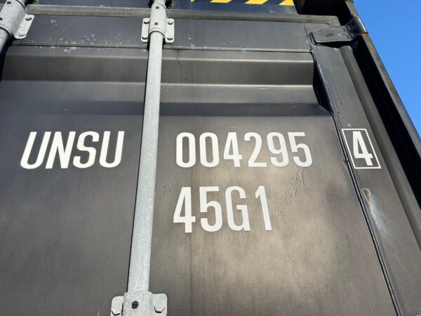 40ft Gently Used 2021 High Cube Shipping Storage Container Wind And Watertight Black - Image 27