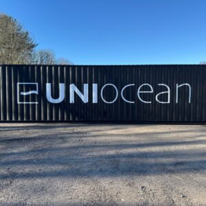 40ft Gently Used 2021 High Cube Shipping Storage Container Wind And Watertight Black