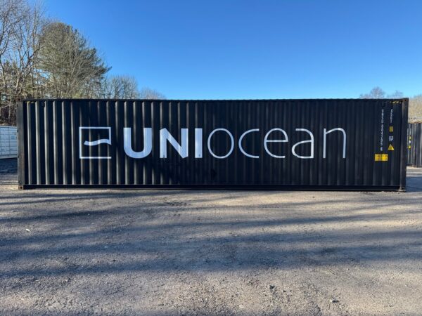 40ft Gently Used 2021 High Cube Shipping Storage Container Wind And Watertight Black