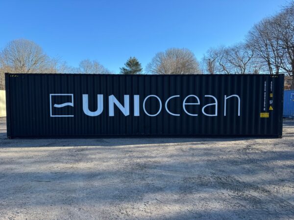 40ft Gently Used 2021 High Cube Shipping Storage Container Wind And Watertight Black - Image 18