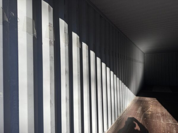 40ft Gently Used 2021 High Cube Shipping Storage Container Wind And Watertight Black - Image 10