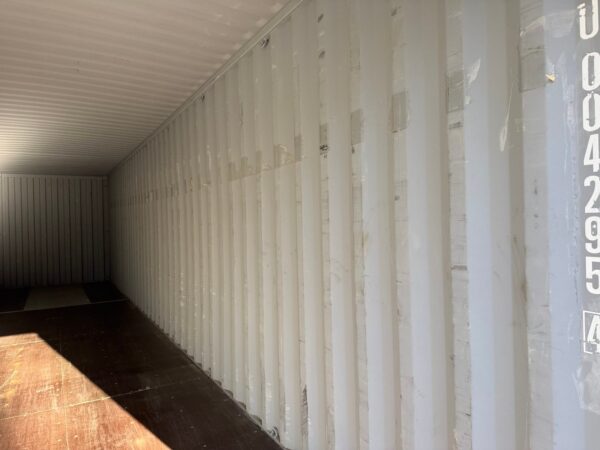 40ft Gently Used 2021 High Cube Shipping Storage Container Wind And Watertight Black - Image 9