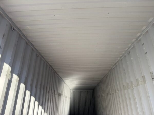 40ft Gently Used 2021 High Cube Shipping Storage Container Wind And Watertight Black - Image 8
