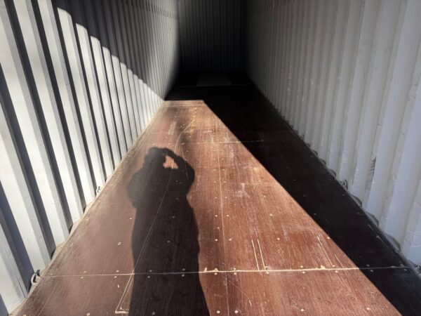 40ft Gently Used 2021 High Cube Shipping Storage Container Wind And Watertight Black - Image 7