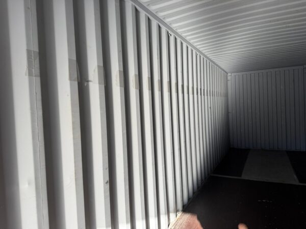 40ft Gently Used 2021 High Cube Shipping Storage Container Wind And Watertight Black - Image 5