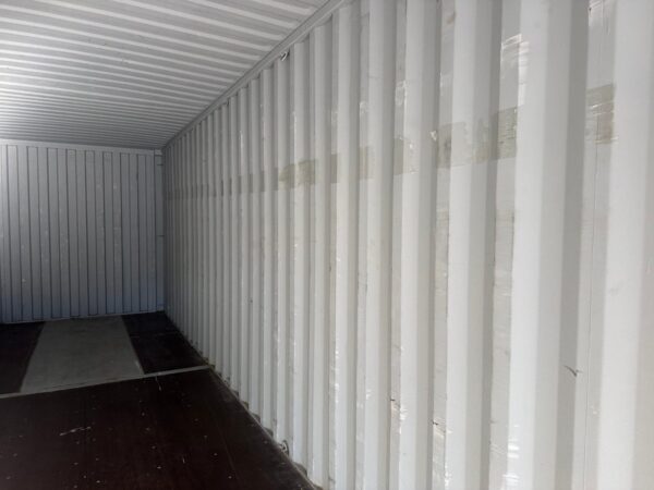 40ft Gently Used 2021 High Cube Shipping Storage Container Wind And Watertight Black - Image 4