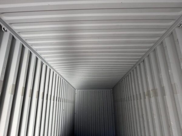 40ft Gently Used 2021 High Cube Shipping Storage Container Wind And Watertight Black - Image 3