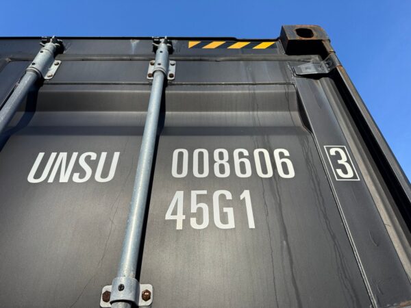 40Ft Gently Used 2022 High Cube Shipping Storage Container Wind And Watertight Black - Image 2