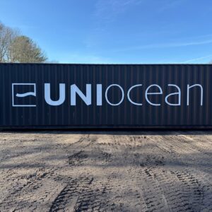 40Ft Gently Used 2022 High Cube Shipping Storage Container Wind And Watertight Black
