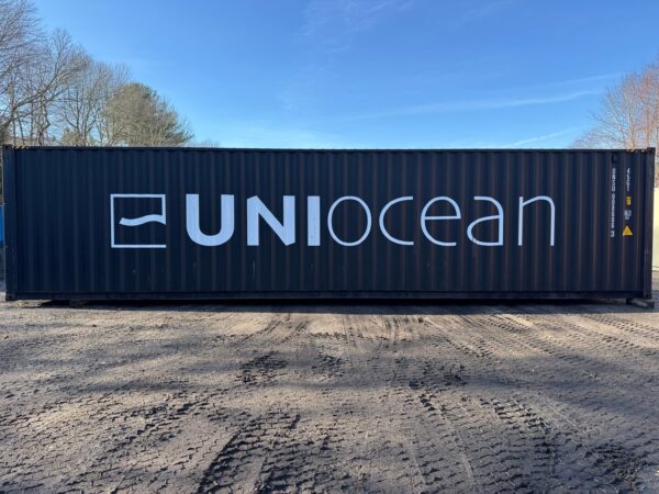 40Ft Gently Used 2022 High Cube Shipping Storage Container Wind And Watertight Black