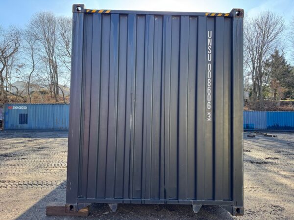 40Ft Gently Used 2022 High Cube Shipping Storage Container Wind And Watertight Black - Image 9