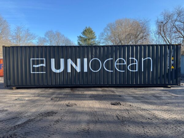 40Ft Gently Used 2022 High Cube Shipping Storage Container Wind And Watertight Black - Image 11