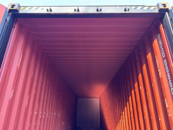 40Ft Gently Used 2022 High Cube Shipping Storage Container Wind And Watertight Black - Image 16