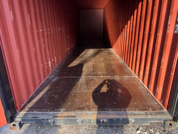 40Ft Gently Used 2022 High Cube Shipping Storage Container Wind And Watertight Black - Image 17