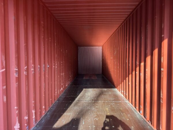 40Ft Gently Used 2022 High Cube Shipping Storage Container Wind And Watertight Black - Image 18