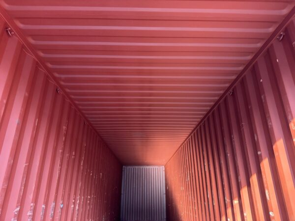 40Ft Gently Used 2022 High Cube Shipping Storage Container Wind And Watertight Black - Image 21