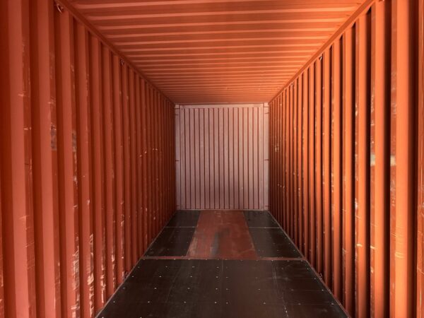 40Ft Gently Used 2022 High Cube Shipping Storage Container Wind And Watertight Black - Image 23