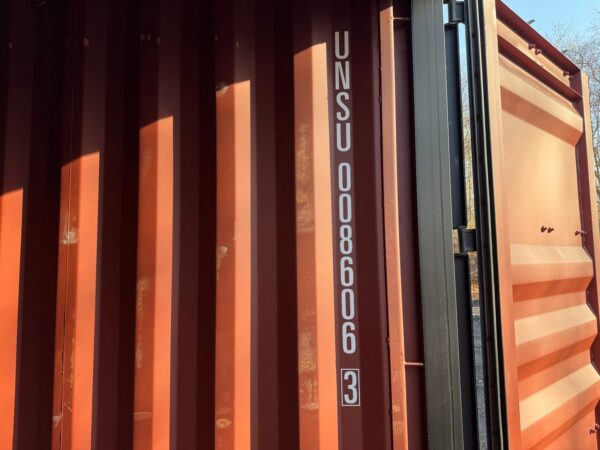 40Ft Gently Used 2022 High Cube Shipping Storage Container Wind And Watertight Black - Image 28