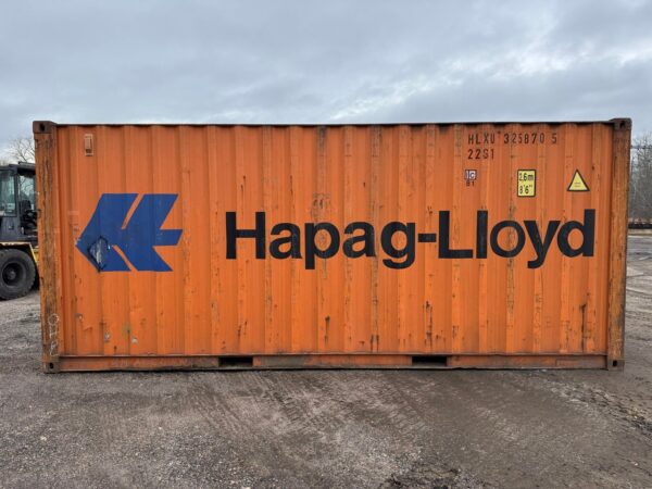 20Ft Used Shipping Storage Container Wind And Watertight Orange - Image 7