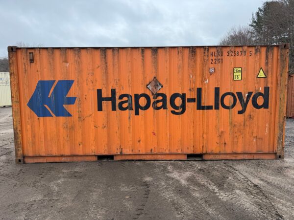 20Ft Used Shipping Storage Container Wind And Watertight Orange - Image 11