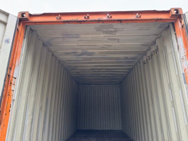 20Ft Used Shipping Storage Container Wind And Watertight Orange - Image 17