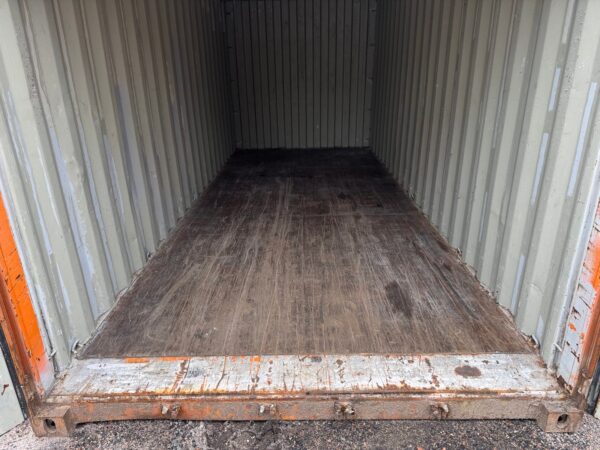 20Ft Used Shipping Storage Container Wind And Watertight Orange - Image 18