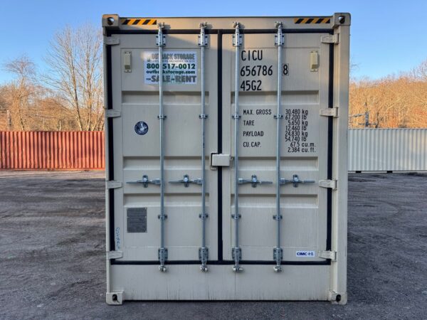 40Ft New High Cube Open Side Shipping Storage Container Beige - Image 3