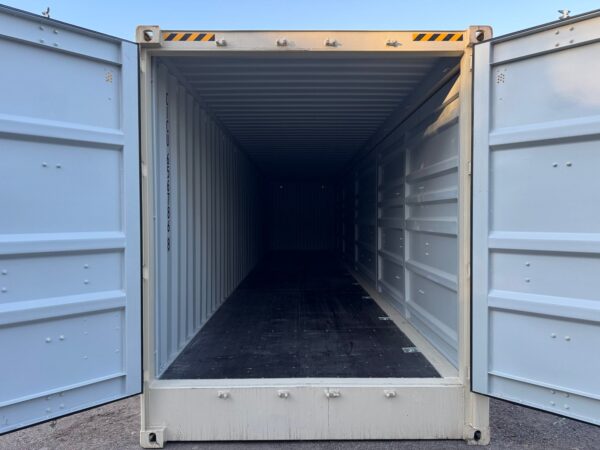 40Ft New High Cube Open Side Shipping Storage Container Beige - Image 17