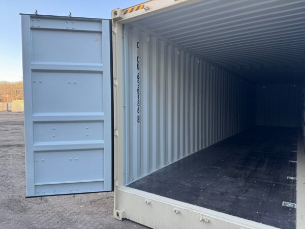 40Ft New High Cube Open Side Shipping Storage Container Beige - Image 18