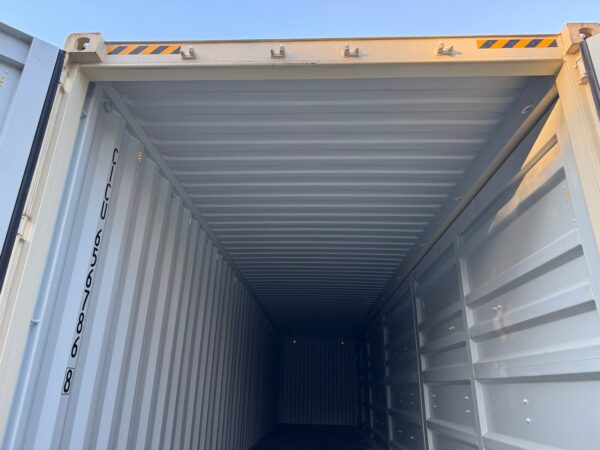 40Ft New High Cube Open Side Shipping Storage Container Beige - Image 20