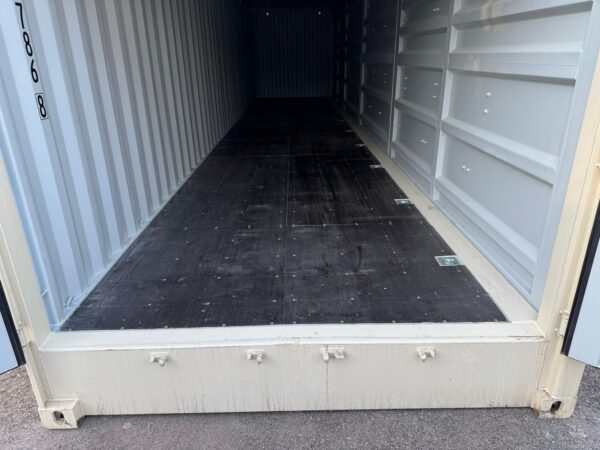 40Ft New High Cube Open Side Shipping Storage Container Beige - Image 21