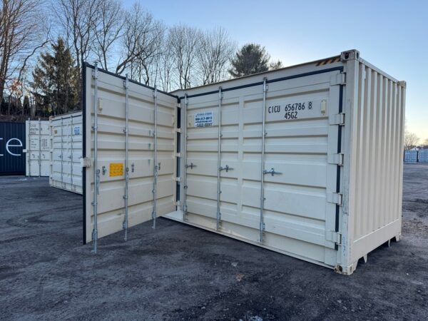 40Ft New High Cube Open Side Shipping Storage Container Beige - Image 33