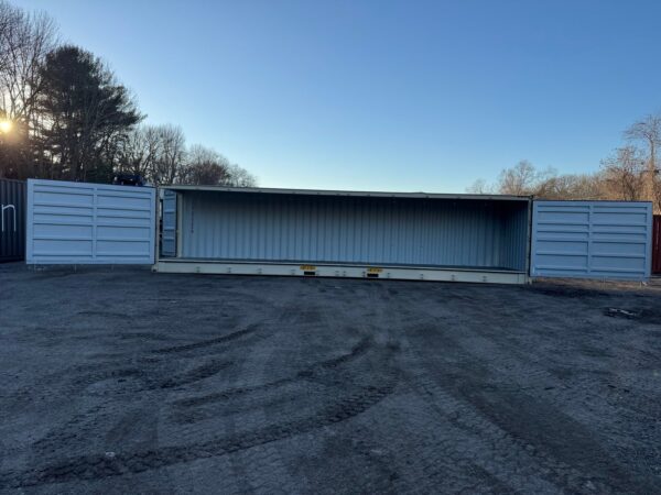 40Ft New High Cube Open Side Shipping Storage Container Beige