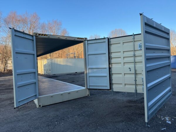 40Ft New High Cube Open Side Shipping Storage Container Beige - Image 35
