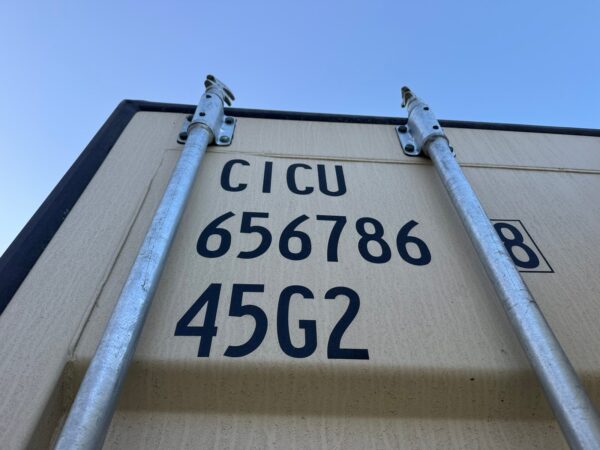 40Ft New High Cube Open Side Shipping Storage Container Beige - Image 38