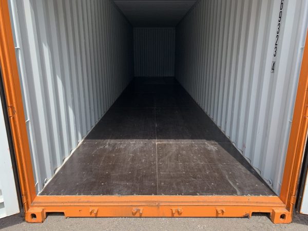 40ft High Cube Shipping Container Wind and Watertight High Visibility Orange - Image 18