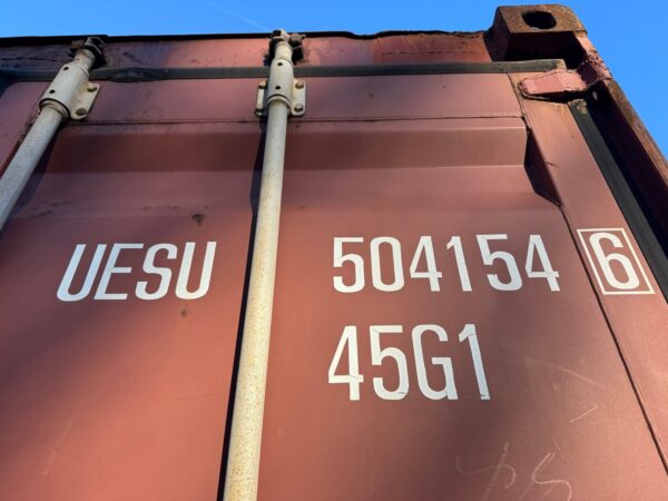 40Ft Used High Cube Shipping Storage Container Wind And Watertight Brick - Image 2