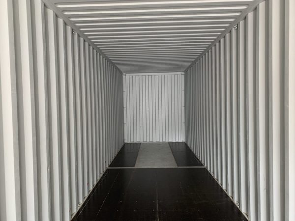 40ft High Cube Shipping Container Wind and Watertight High Visibility Orange - Image 24