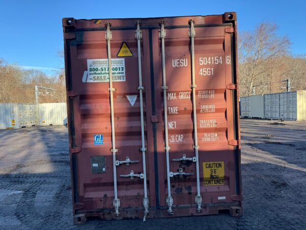 40Ft Used High Cube Shipping Storage Container Wind And Watertight Brick - Image 3