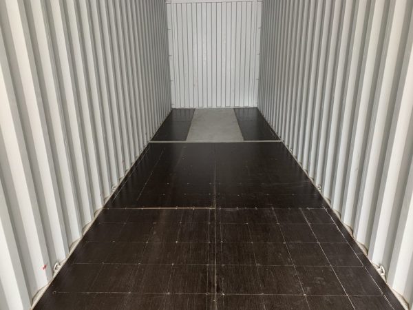 40ft High Cube Shipping Container Wind and Watertight High Visibility Orange - Image 28