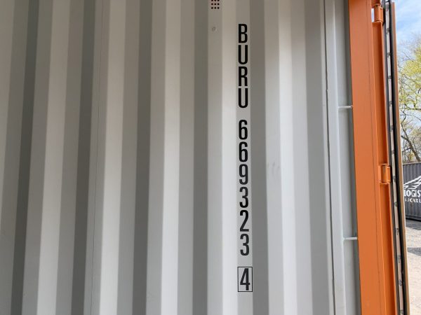 40ft High Cube Shipping Container Wind and Watertight High Visibility Orange - Image 29