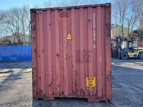 40Ft Used High Cube Shipping Storage Container Wind And Watertight Brick - Image 9