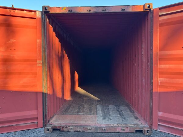 40Ft Used High Cube Shipping Storage Container Wind And Watertight Brick - Image 14