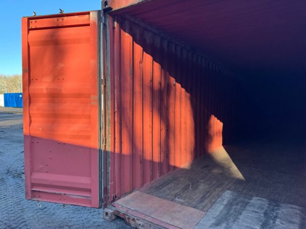 40Ft Used High Cube Shipping Storage Container Wind And Watertight Brick - Image 15