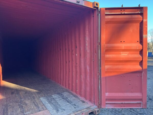 40Ft Used High Cube Shipping Storage Container Wind And Watertight Brick - Image 16
