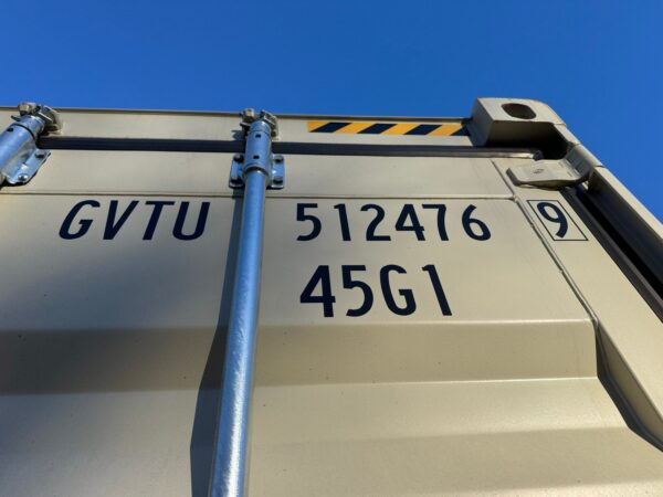 40ft High Cube Shipping Storage Container Wind And Watertight Beige - Image 2