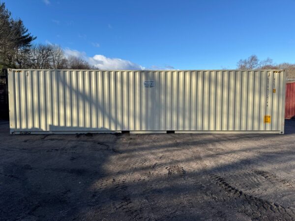 40ft High Cube Shipping Storage Container Wind And Watertight Beige - Image 10