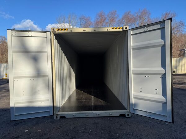 40ft High Cube Shipping Storage Container Wind And Watertight Beige - Image 16