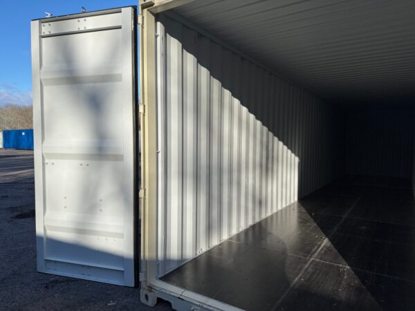 40ft High Cube Shipping Storage Container Wind And Watertight Beige - Image 18